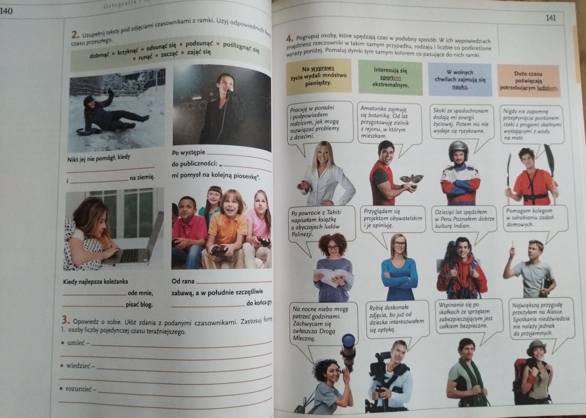Słowa z uśmiechem klasa 6 Język polski 
Język polski 6