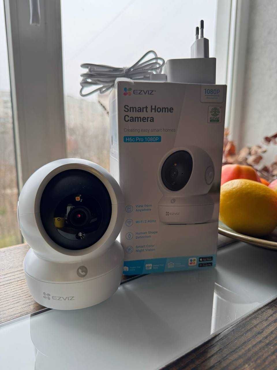 2 Мп поворотная Wi-Fi IP-видеокамера Ezviz CS-H6c (1080P)