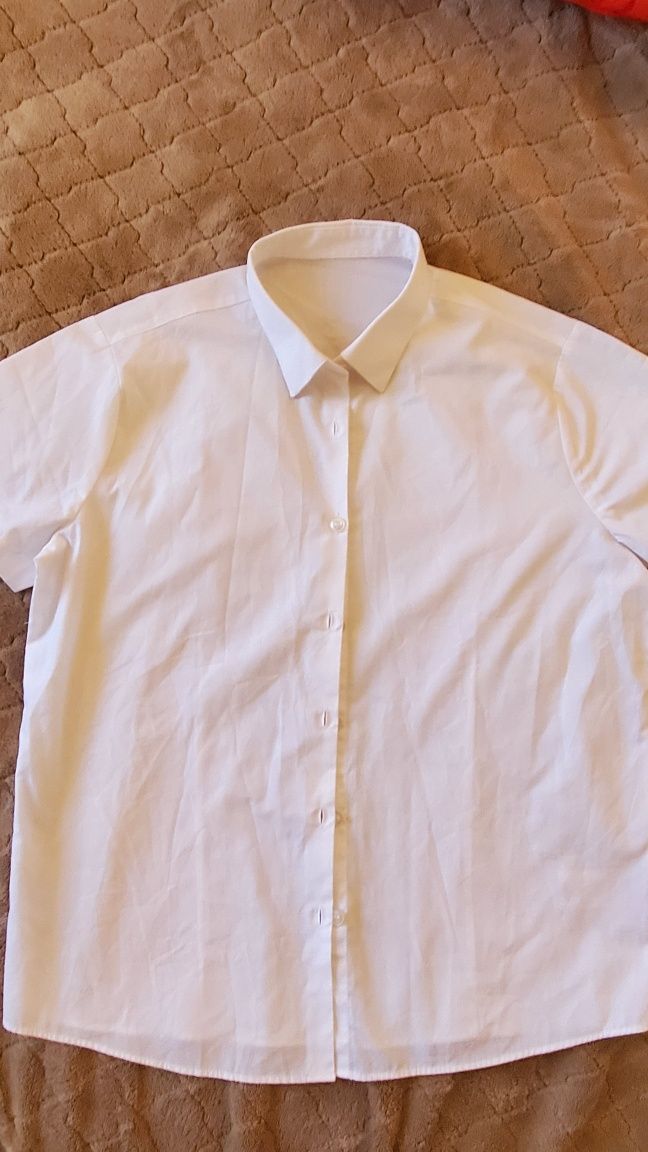 Новая белая хлопковая рубашка George на мальчика