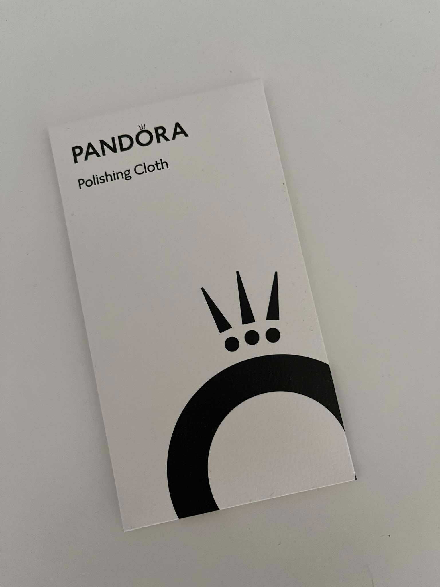 Pandora_Bransoletka tenisowa srebro - granat + GRATIS