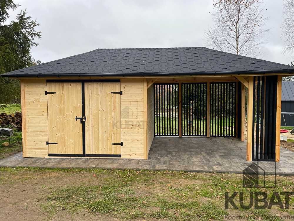 domek ogrodowy z altana 3x6 | domek narzędziowy z altanka| altanki