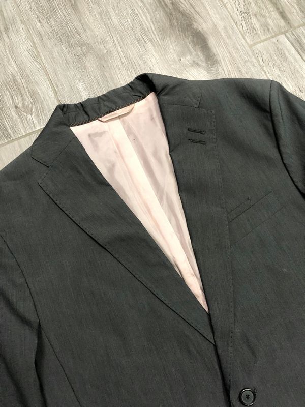 Hugo Boss Marynarka Męska Bawełniana Szara r. 50