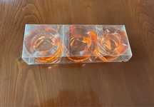 Conjunto suporte 3 velas