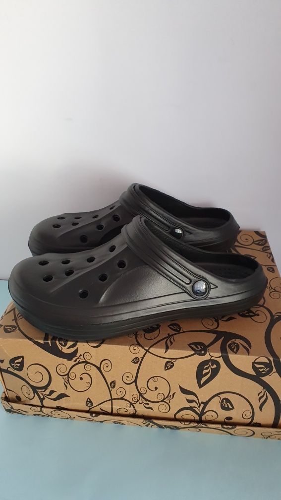 Crocsy męskie czarne nowe rozmiar 42