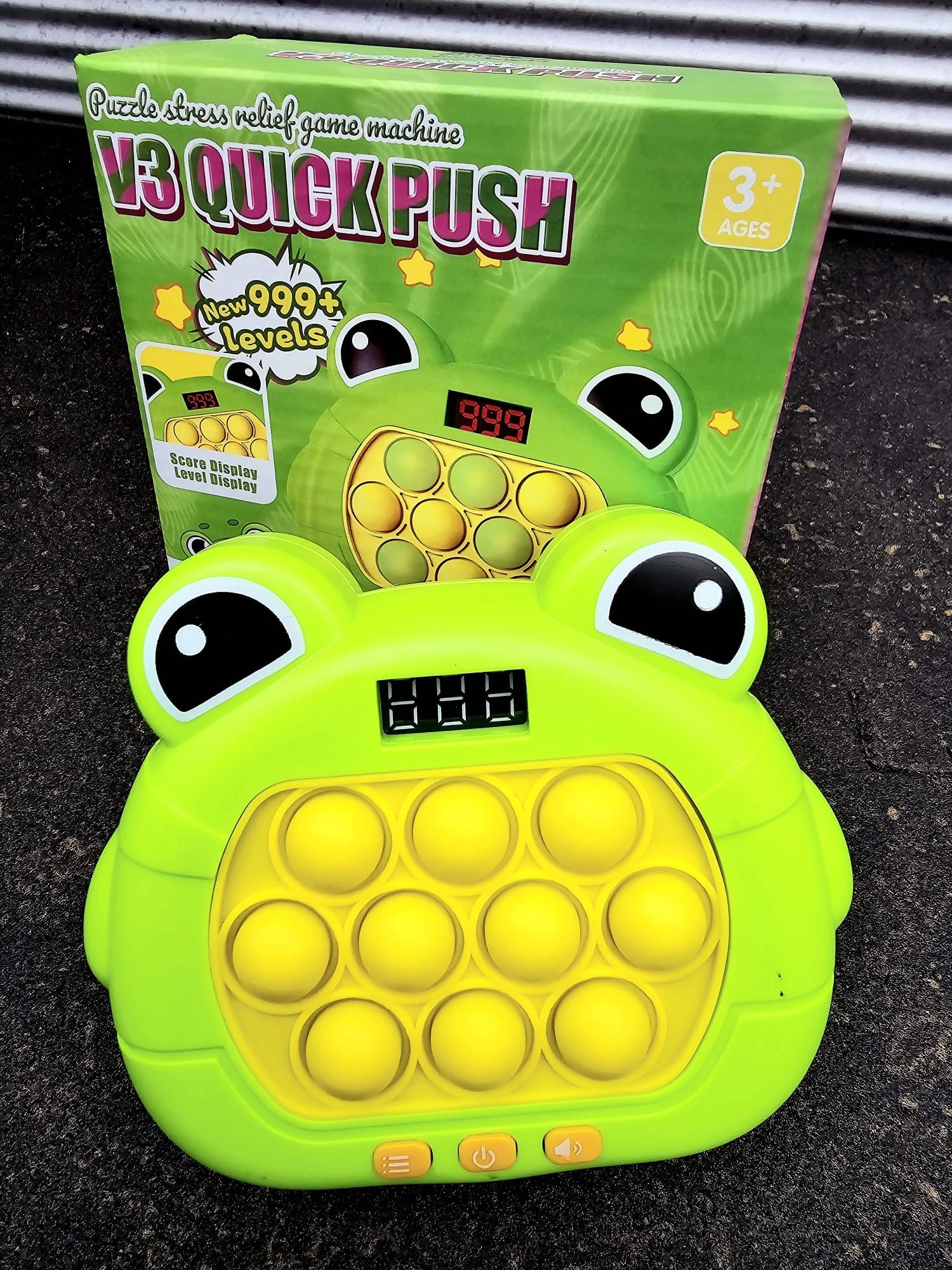 Nowa super gra gierka PopIt Żabka z licznikiem - zabawki