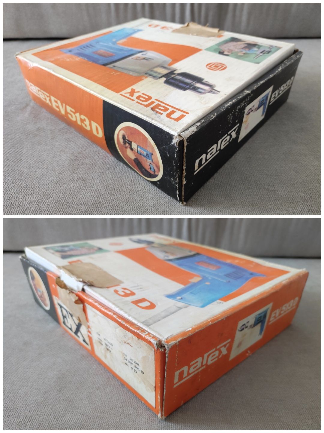 Wiertarka udarowa Narex EV513D, moc 550W 220V, 520/2100obr/min. PRL
