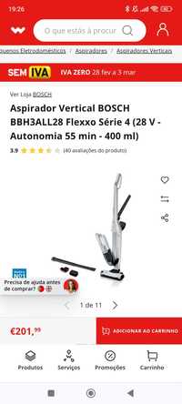 Aspirador vertical Bosch