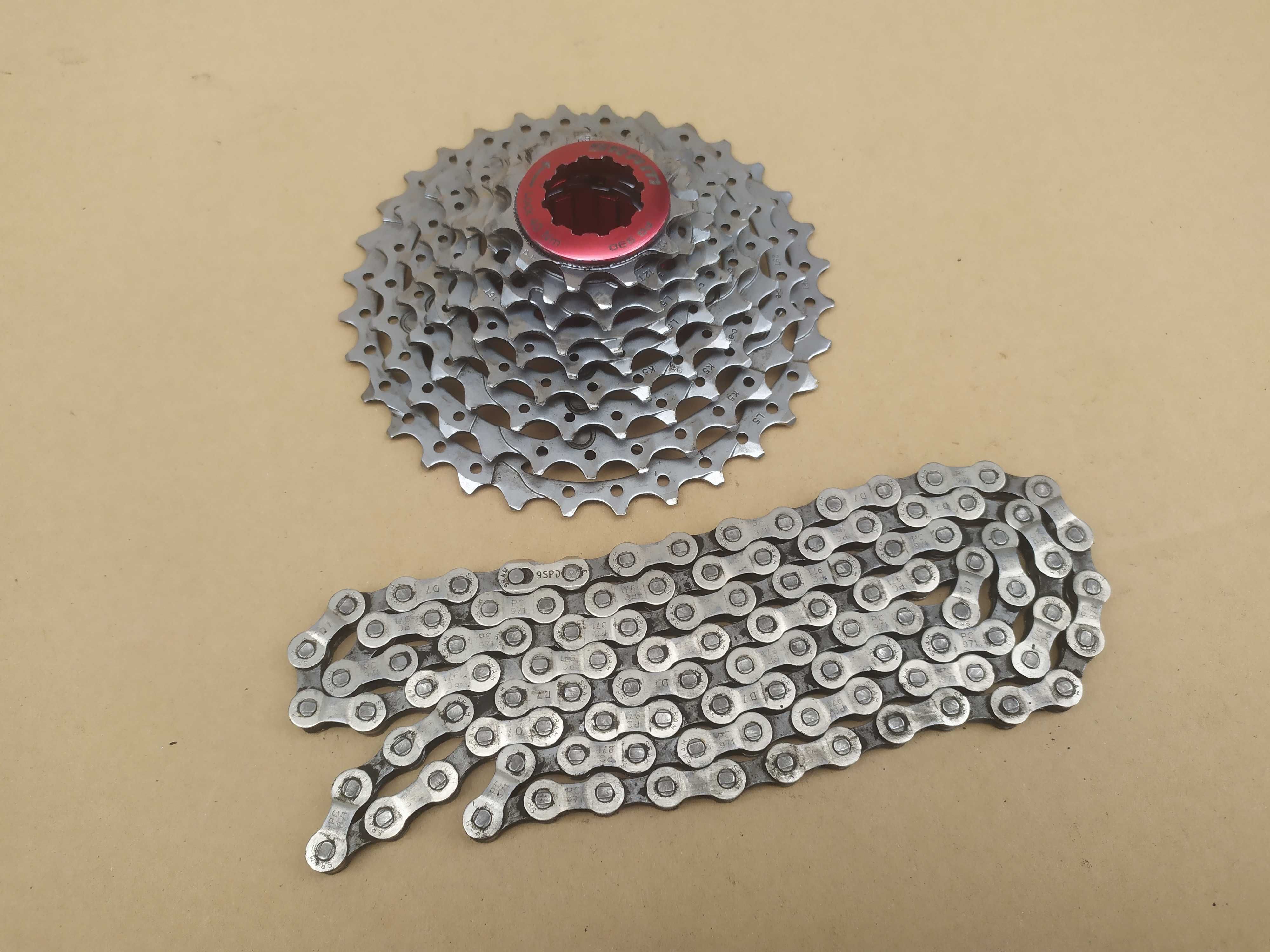 Napęd SRAM PG-990 + SRAM PC-971