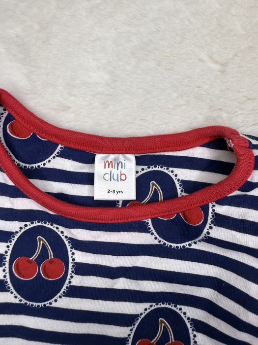 Urocza sukienka dla dziewczynki w czereśnie