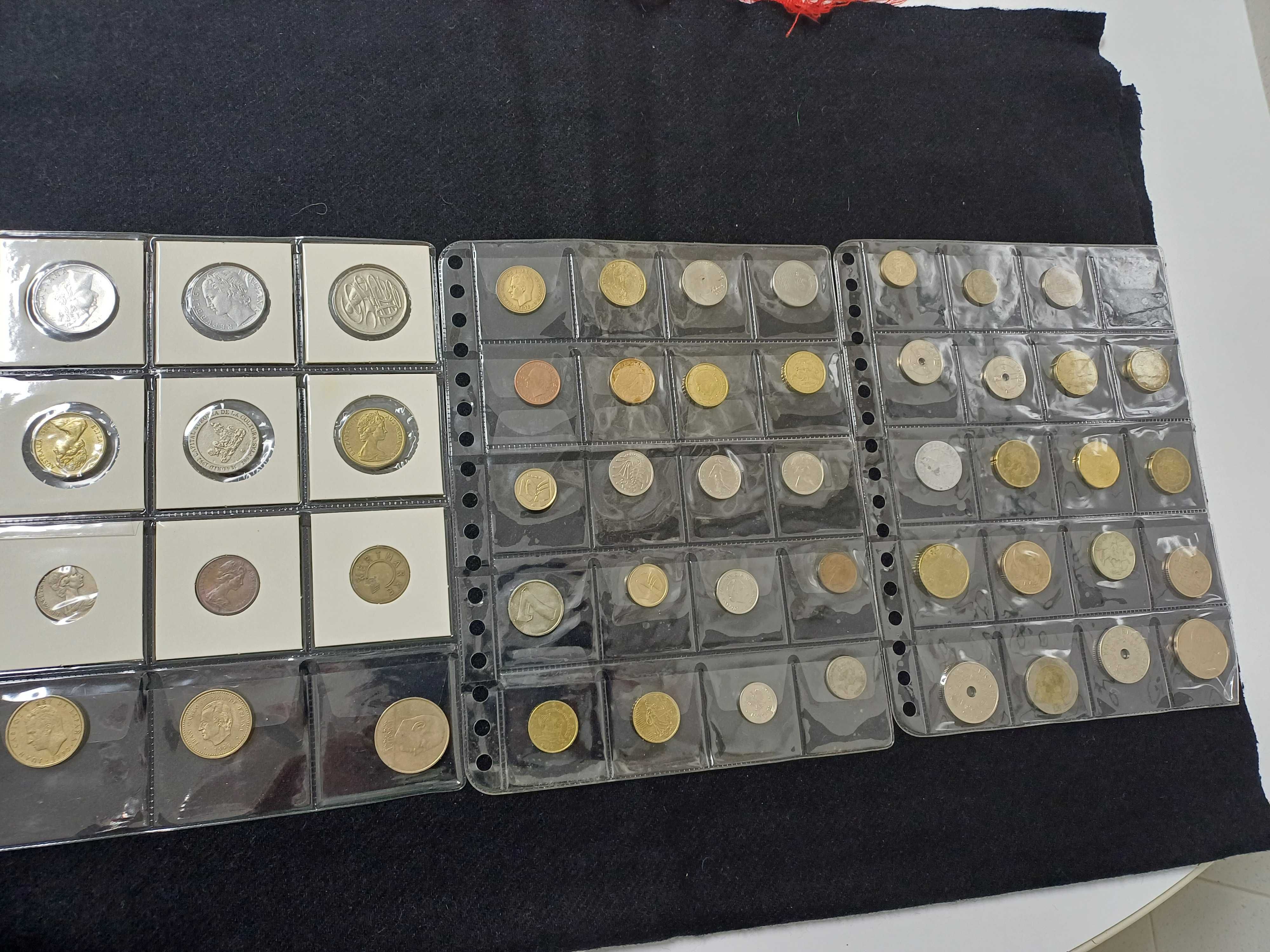 Moedas de vários países 51 unidades