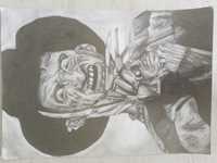 Freddy Krueger, szkic ołówkiem
