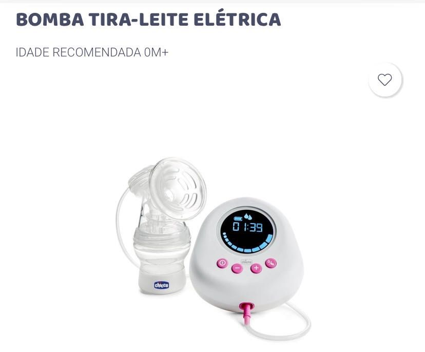 Bomba extratora de leite chicco