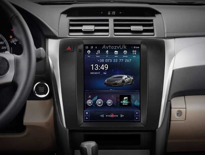 Магнитола CAMRY 50 Toyota USA 2 дин GPS 55 Tesla Кемри CarPlay Android