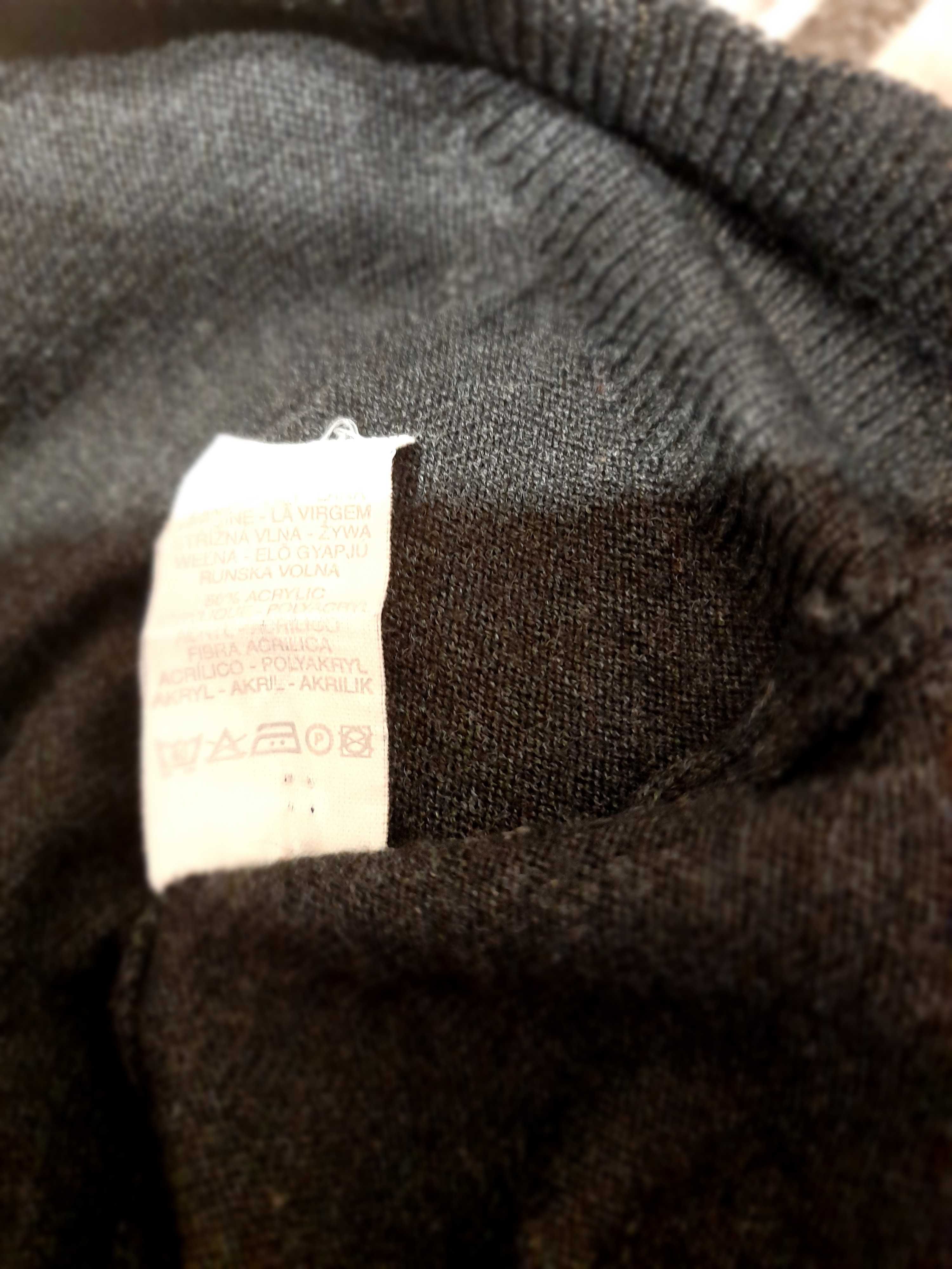 Rozpinany męski sweter roz.L