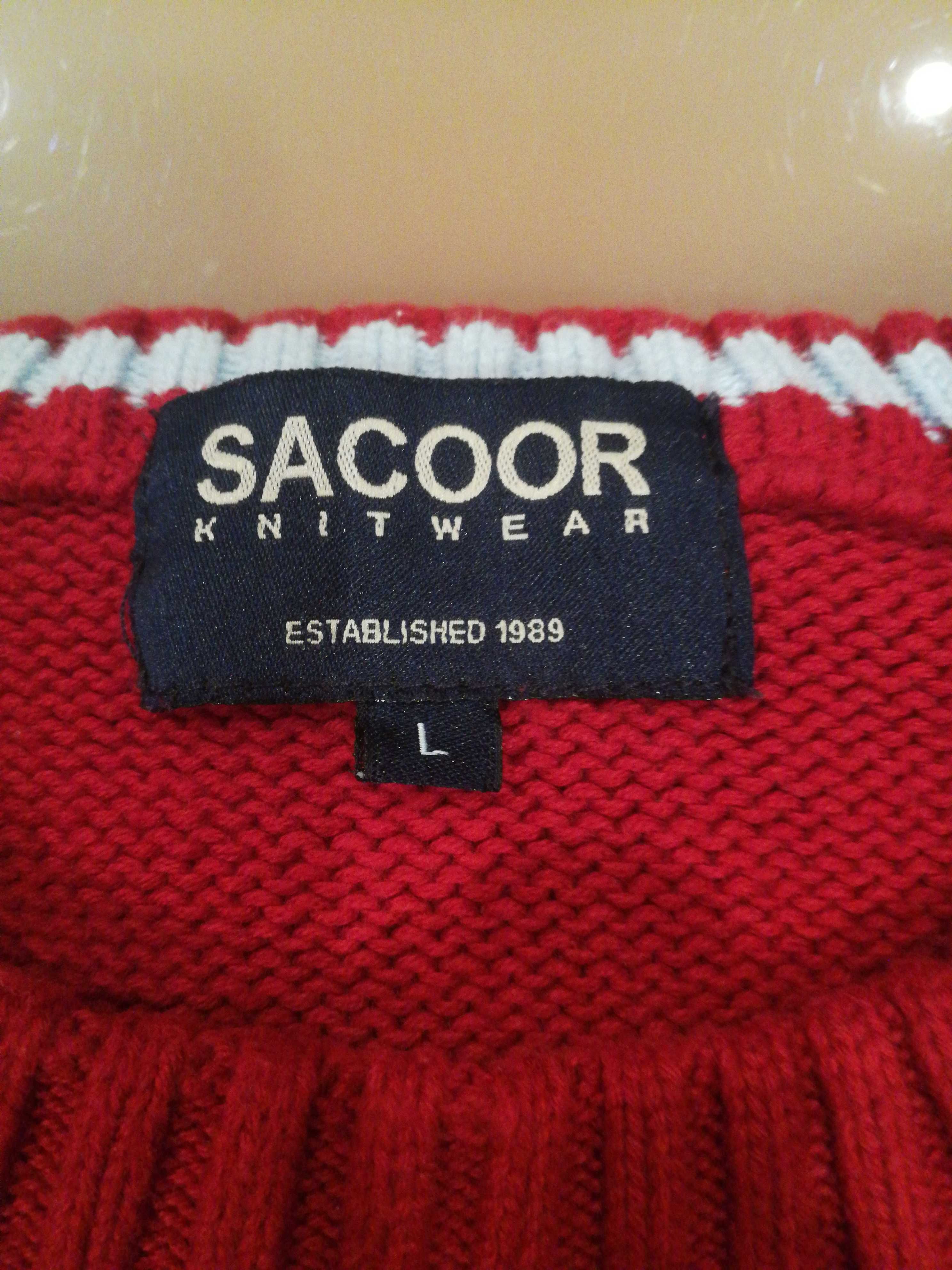 Camisola vermelha Sacoor.