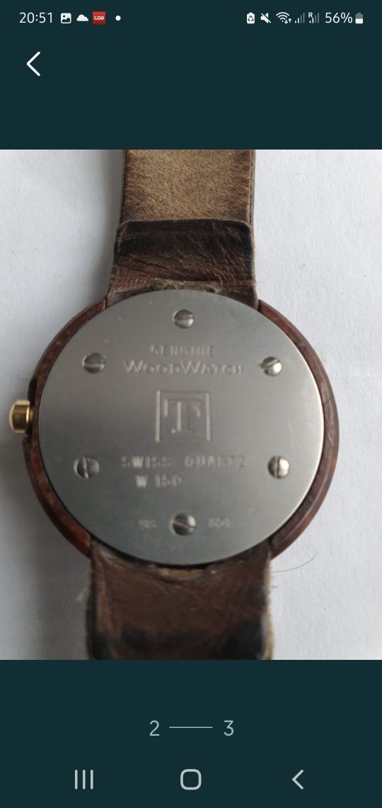 Tissot zegarek Wood Watch