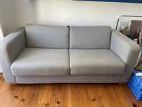 Sofa-cama Habitat cinzento claro