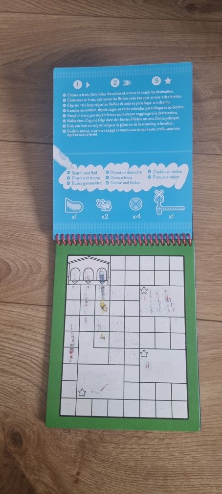 91. Melissa and Doug: wodna kolorowanka pojazdy znajdź drogę