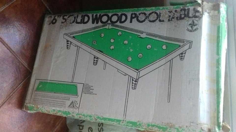 Mesa de snooker vintage para criança da Estrela.Anos 80