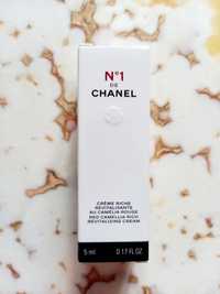 N°1 de CHANEL 5ml Red Camellia Rich krem na dzień i noc wielozadaniowy