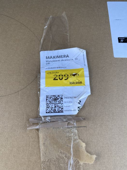 Ikea metod maximera szuflada cargo 30cm