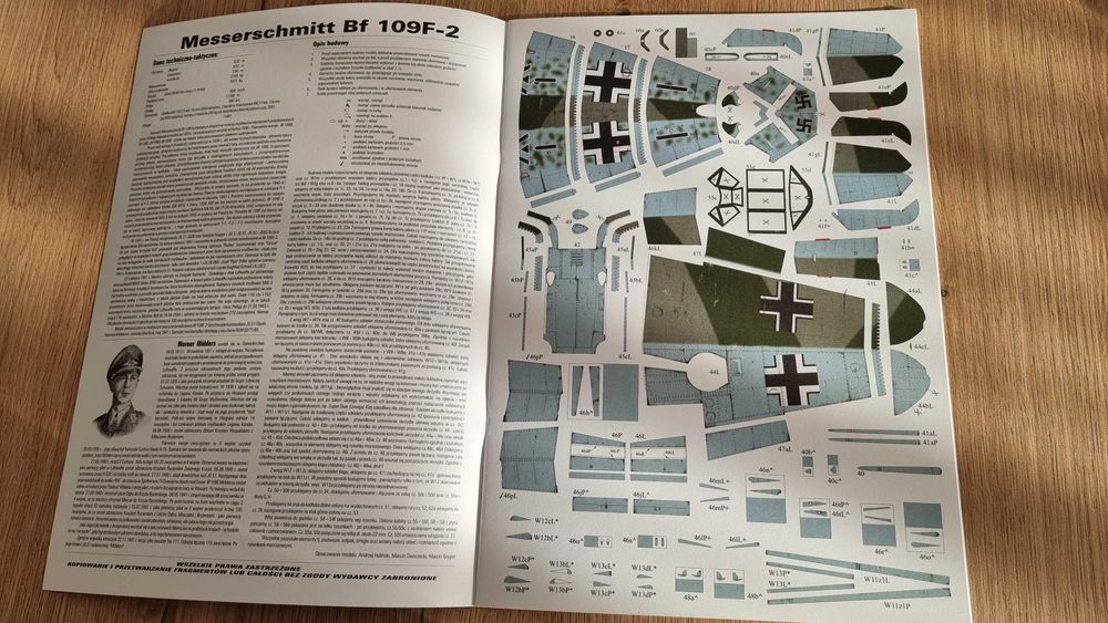 Military Model Haliński Messerschmitt BF-109F-2