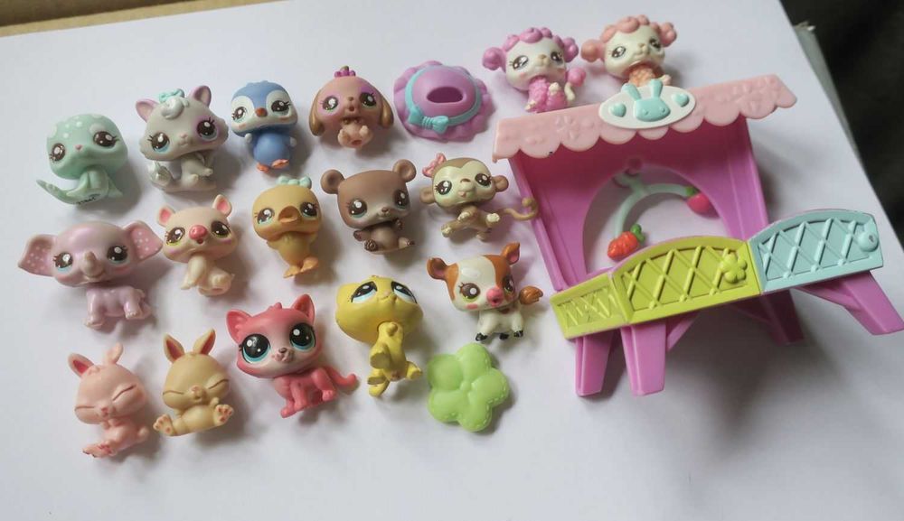 Mały kotek słonik małpka piesek dzidziusie Littlest Pet Shop baby lps