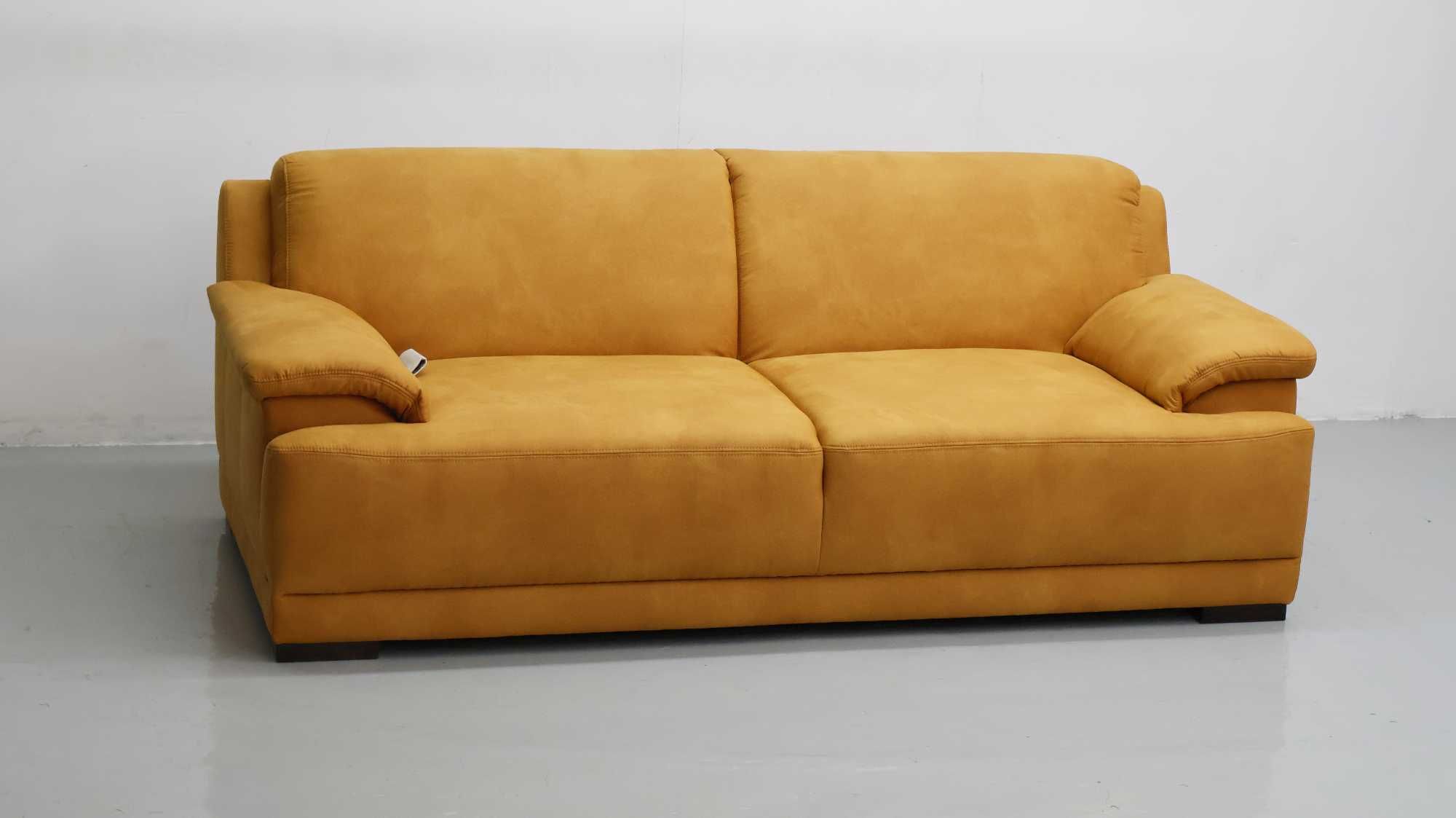 TFH nowoczesna sofa 3- osobowa KANAPA tkanina ZAMSZOWA salon