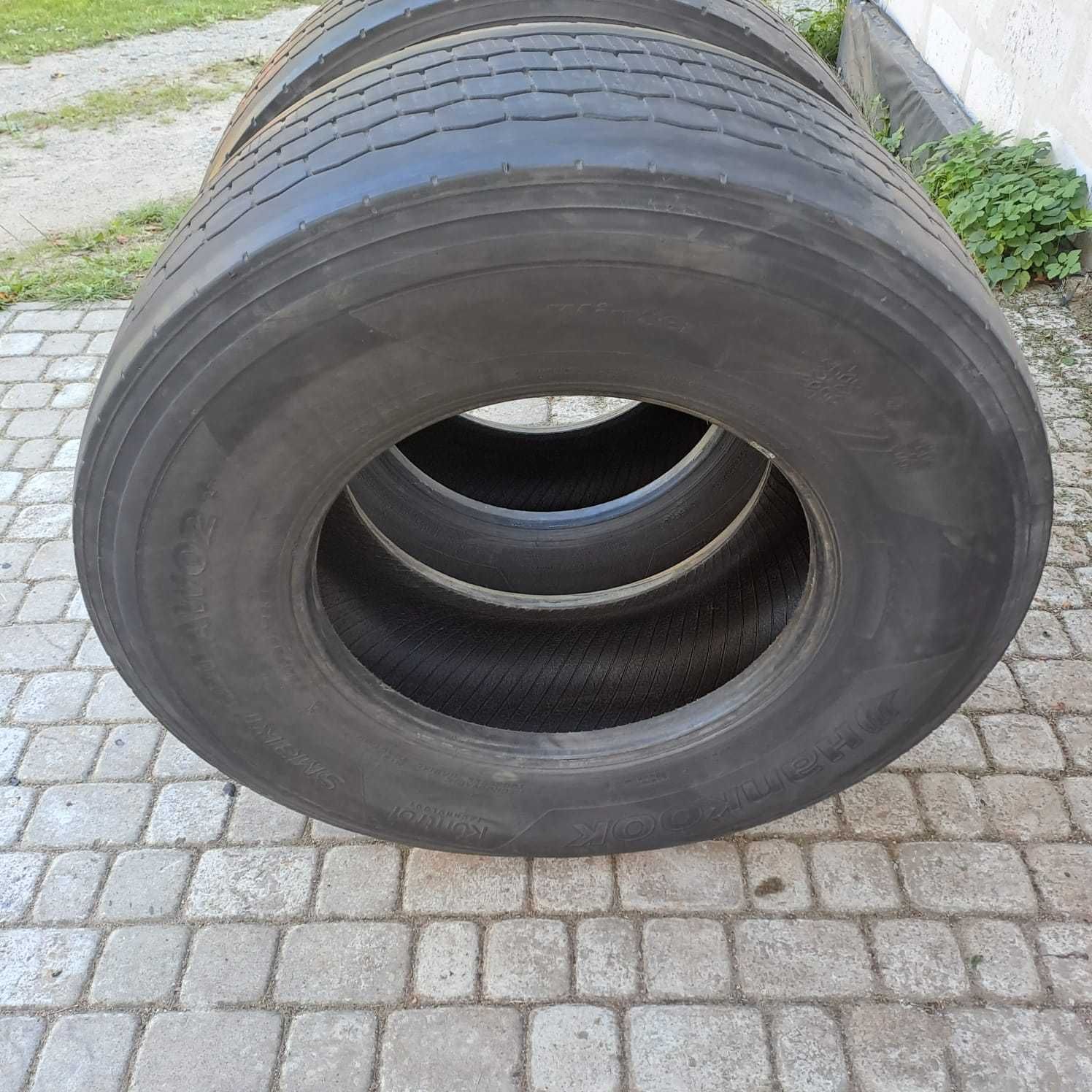 Opona Ciężarowa Używana 385/65R22,5 Hankook AW02+ PRZEDNIA naczepa