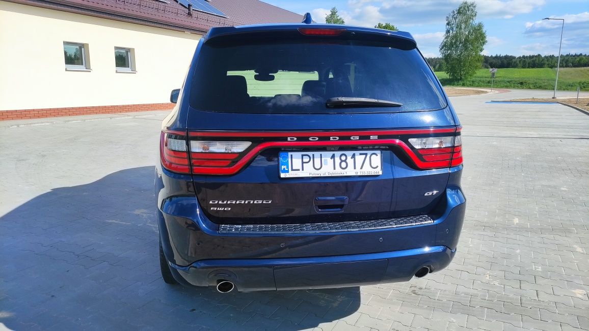 Dodge Durango GT 3.6 AWD 4x4, Blind spot, 7-os