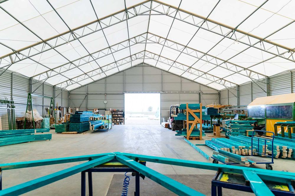 Hala Namiotowa, konstrukcja stalowa  ŁUKASIUK 450m2 FINANSOWANIE !!!