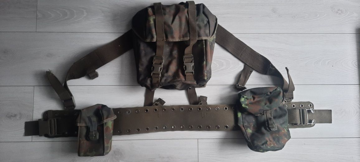 Bluza (r. 12) + Oprzyrządowanie Taktyczne Bundeswehr 5 cz. Flecktarn