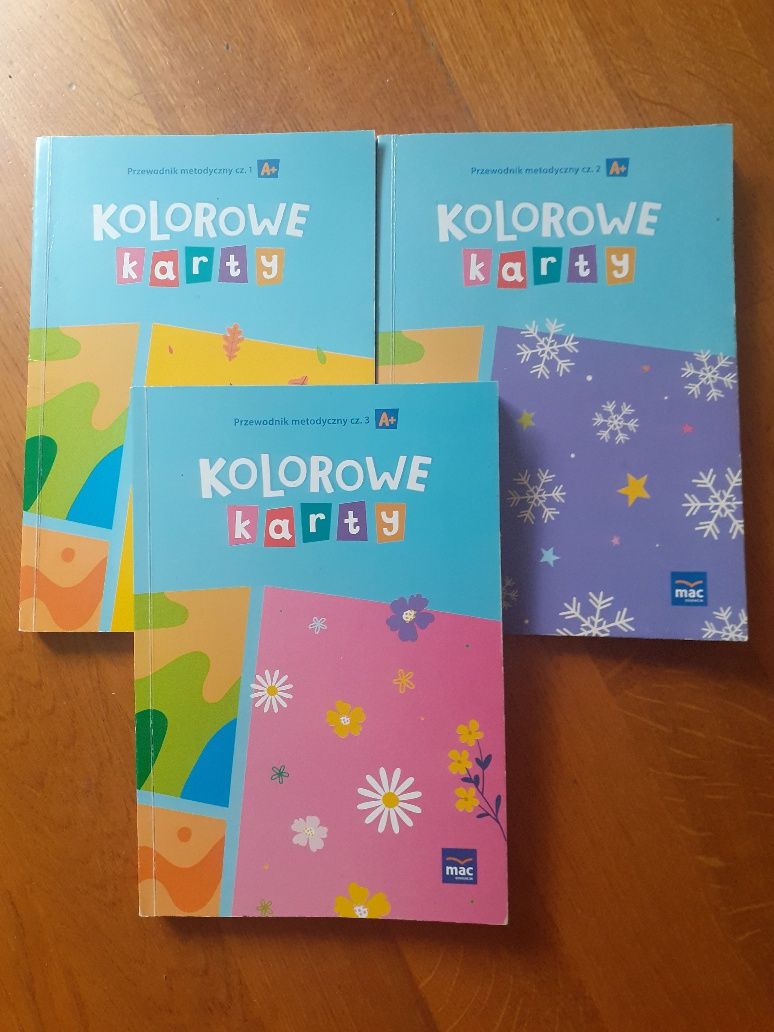 MacEdukacja zestaw przewodników metodycznych  Kolorowe Karty A+