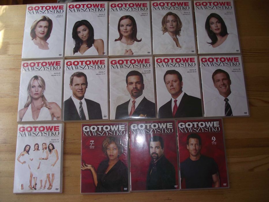Gotowe na wszystko sezon 1 i 2 dvd, film, serial, kino