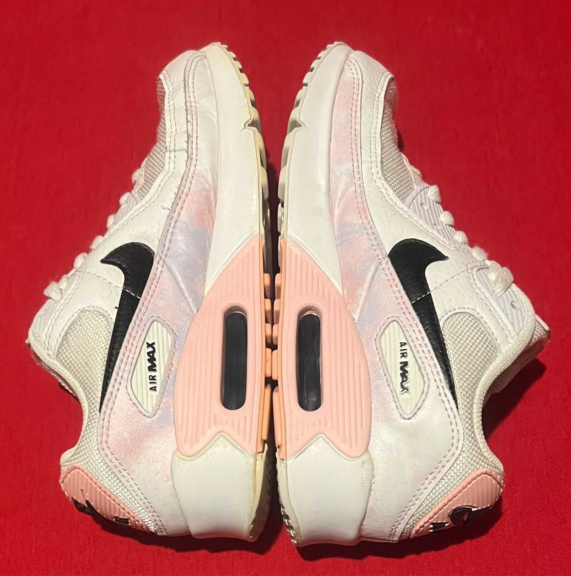 Nike Air Max 90 GS кроссовки Оригинал кожа+сетка 36,5 23,5см в идеале