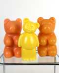 Lampka miś Haribo Heico Messow pomarańczowa Niemcy Vintage Retro orygi