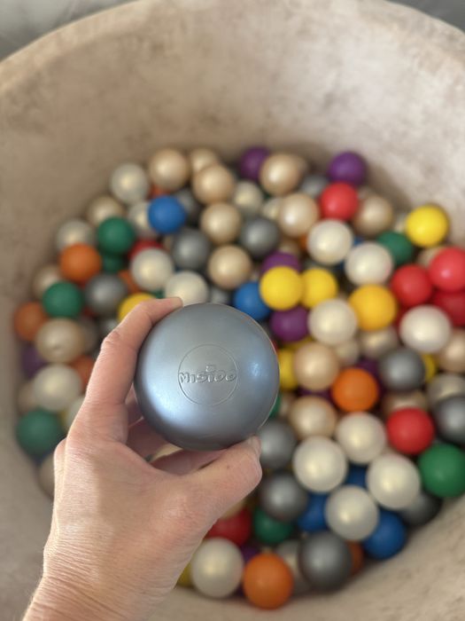 Misioo suchy basen z kulkami nowy welur jakosc premium