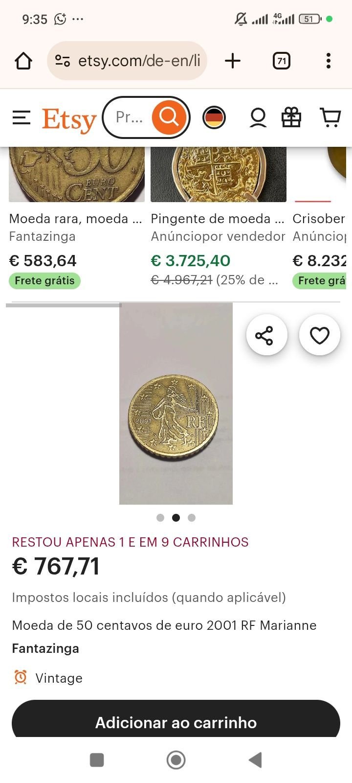 Coleção de moedas raras