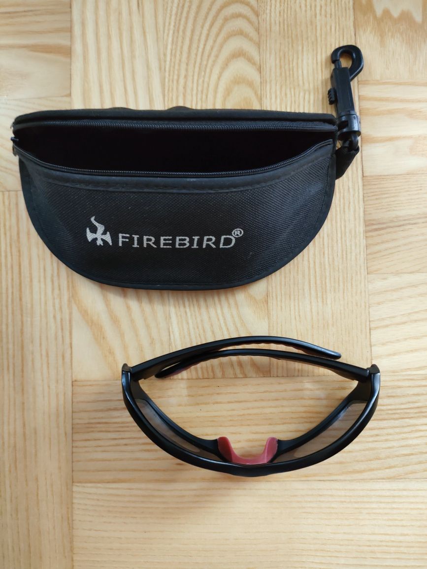 Okulary przeciwsłoneczne Firebird sportowe polaryzacja filtr uv etui