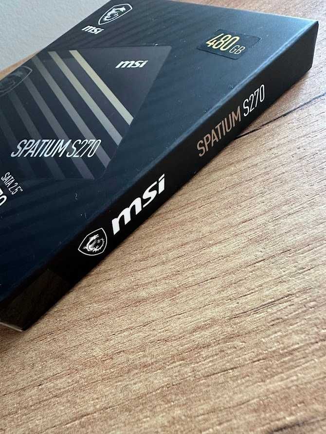 SSD MSI 480GB Spatium S270 2.5" 3D NAND SATA