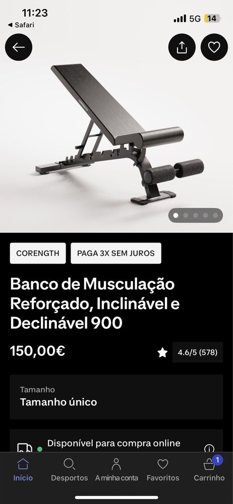 Rack musculacao 900 + banco musculacao 900