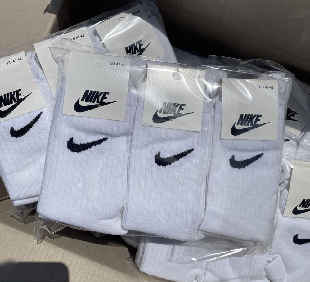 12 ПАР 220 ГРН Високі шкарпетки / Носки найк опт / Nike OPT