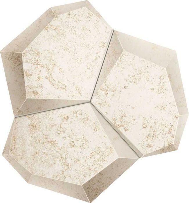 Mozaika ścienna 24 SZT. TUBĄDZIN ALABASTER SHINE WHITE 21 X 19 dekor