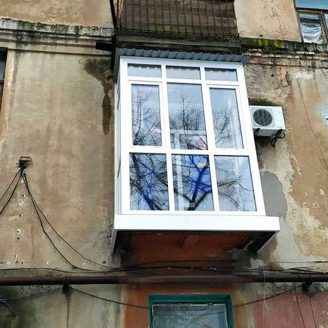 Балконы Донецк: укрепление, расширение, остекление, обшивка, утепление
