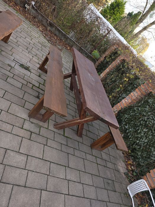 Ławy ogrodowe 2 zestawy.