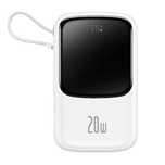 Baseus Qpow Digital Display powerbank z szybkim ładowaniem 10000mAh 20