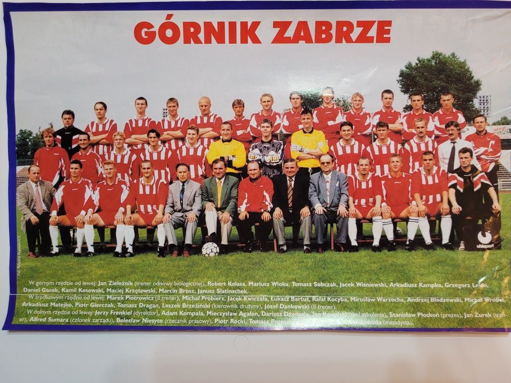 plakat Legia Warszawa Górnik Zabrze