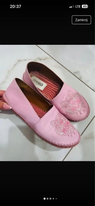 Kenzo r. 37 mokasyny espadryle baleriny buty damskie oryginalne