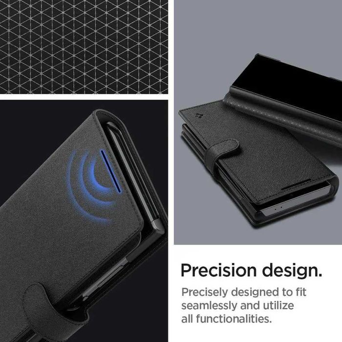 Чехол-книжка Spigen Wallet S Plus для Samsung Galaxy S24 Ultra Black