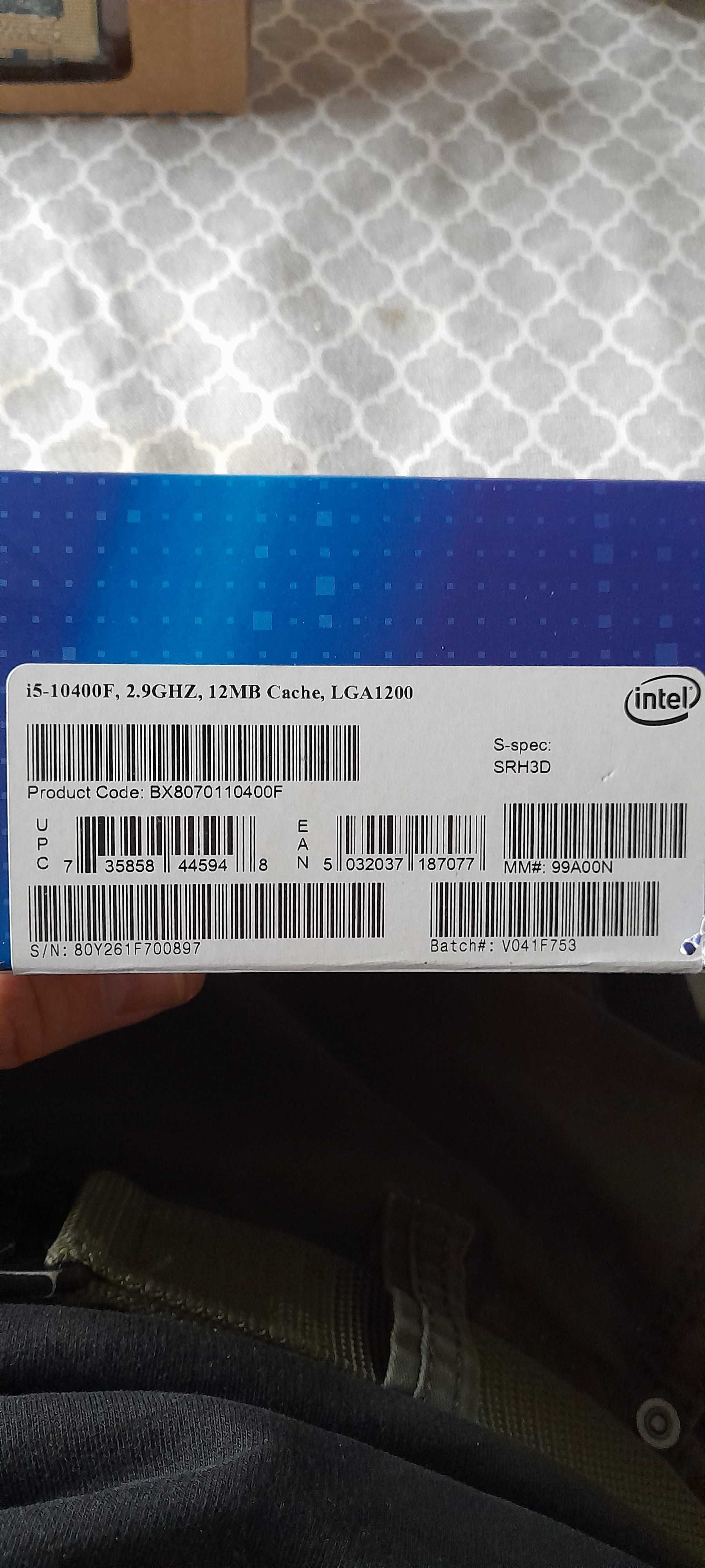 Продам  процесор I5-10400F,2.9 GHZ,12Mb Cache,LGA1200